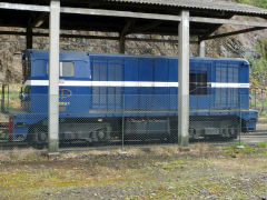 
CP Alsthom Bo-Bo '069004' at Regua station, April 2012